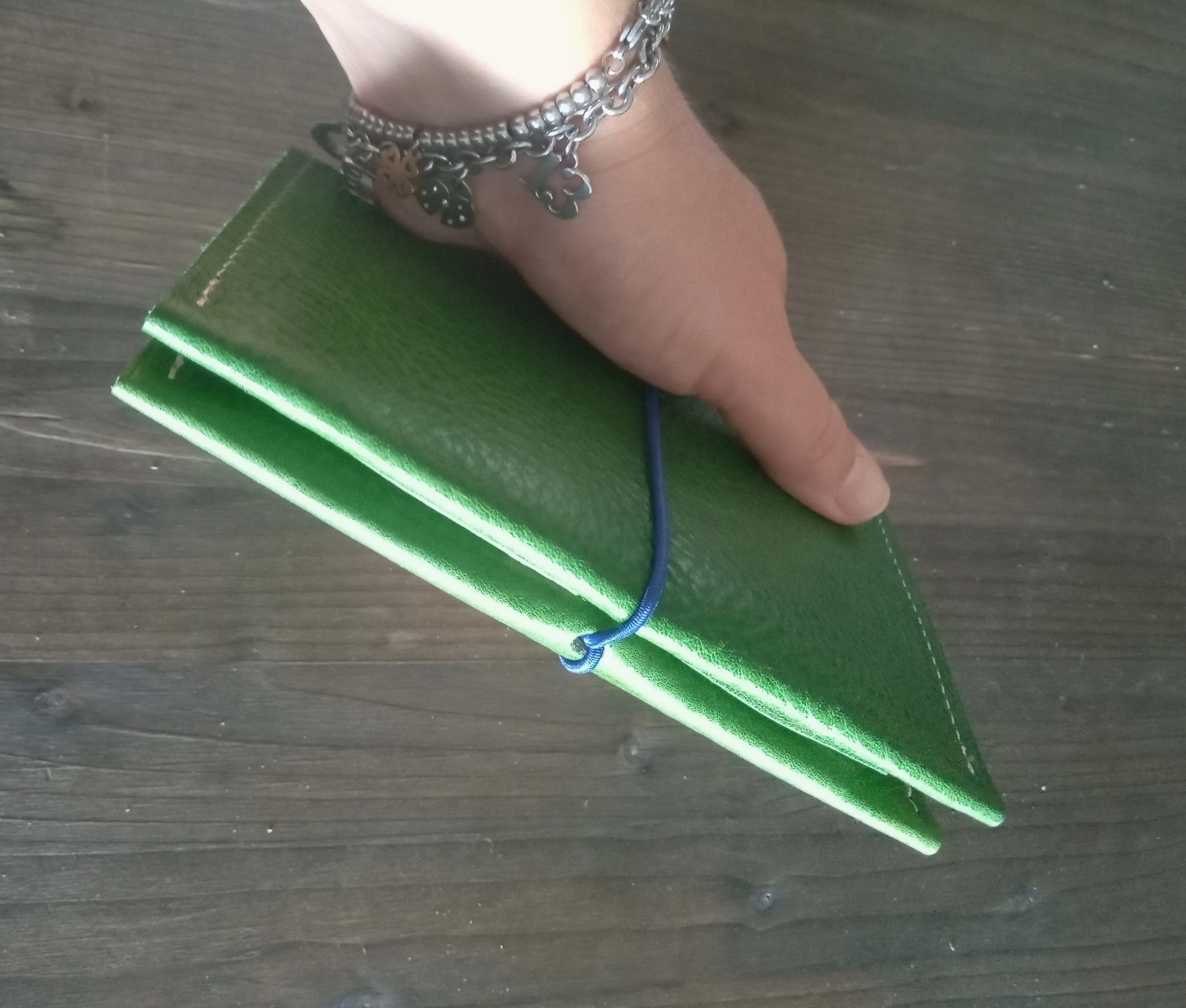 Leather cover for journal, leather notebook cover A5 and A6