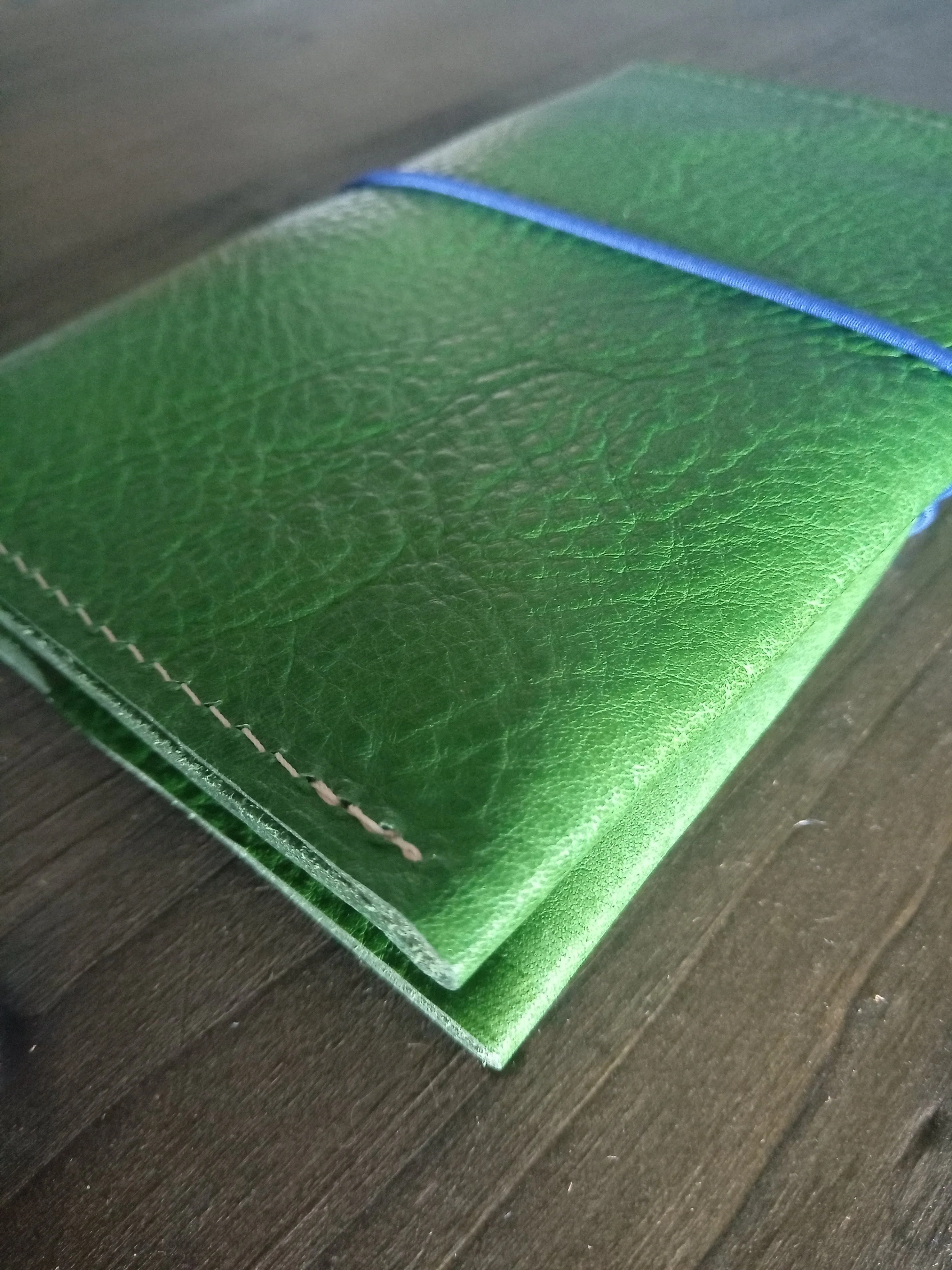 Leather cover for journal, leather notebook cover A5 and A6