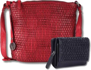 Leather Crossbody bag & Wallets for Women, Small Wallet for Ladies Zipper Coin Purse