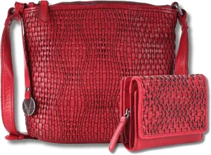 Leather Crossbody bag & Wallets for Women, Small Wallet for Ladies Zipper Coin Purse