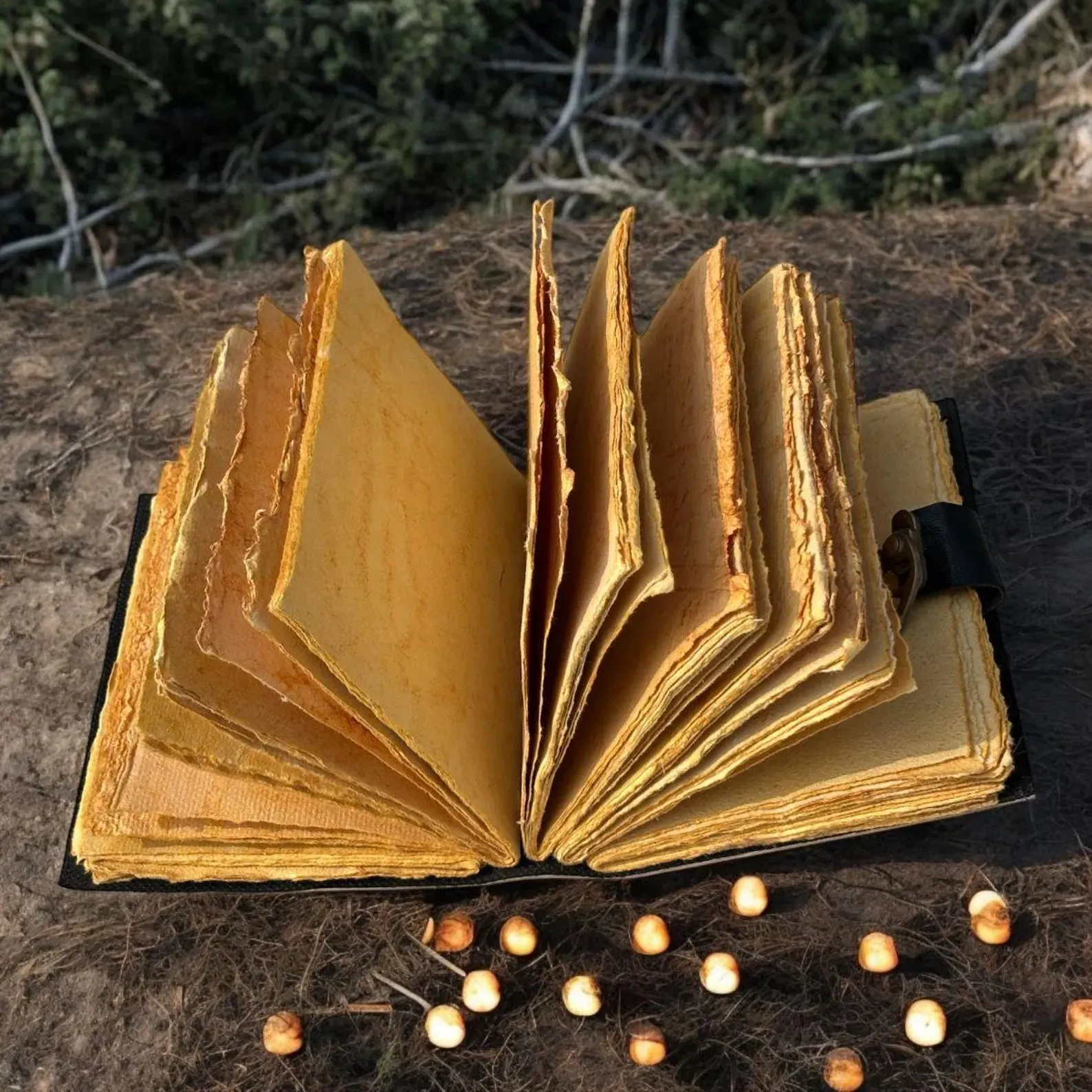 Leather Journal Notebook Snake Print