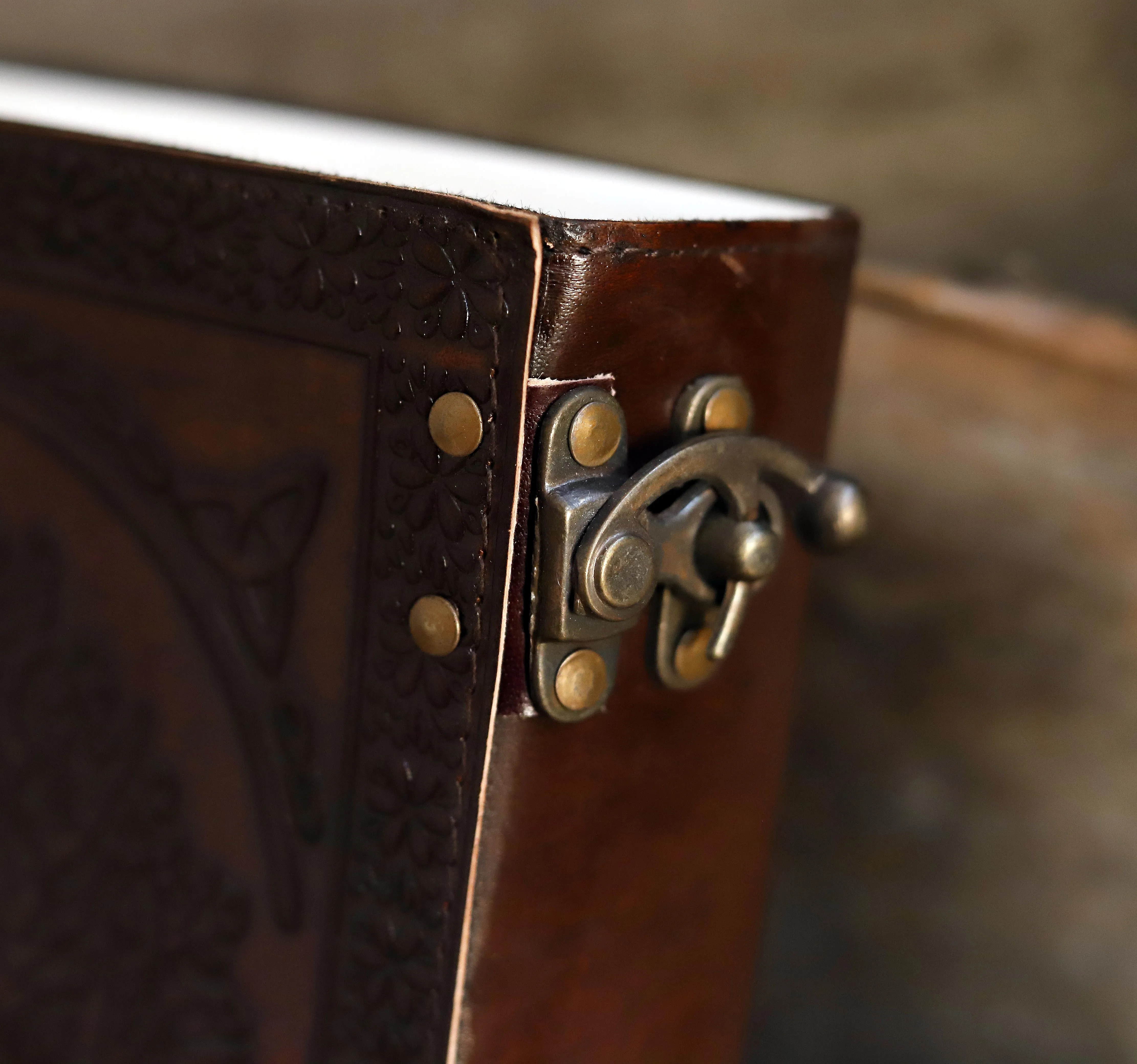 Leather Large Tree of life Journal