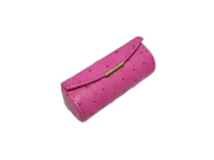 Leather Lipstick Case | Ostrich Leather