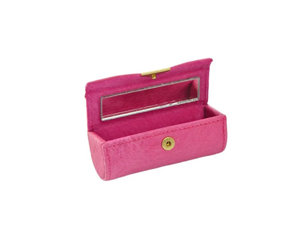 Leather Lipstick Case | Ostrich Leather