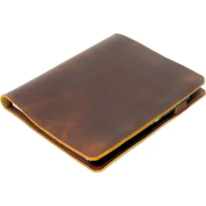 Leather Notebook Travel Journal Cover Distressed Leather Cahier Refillable