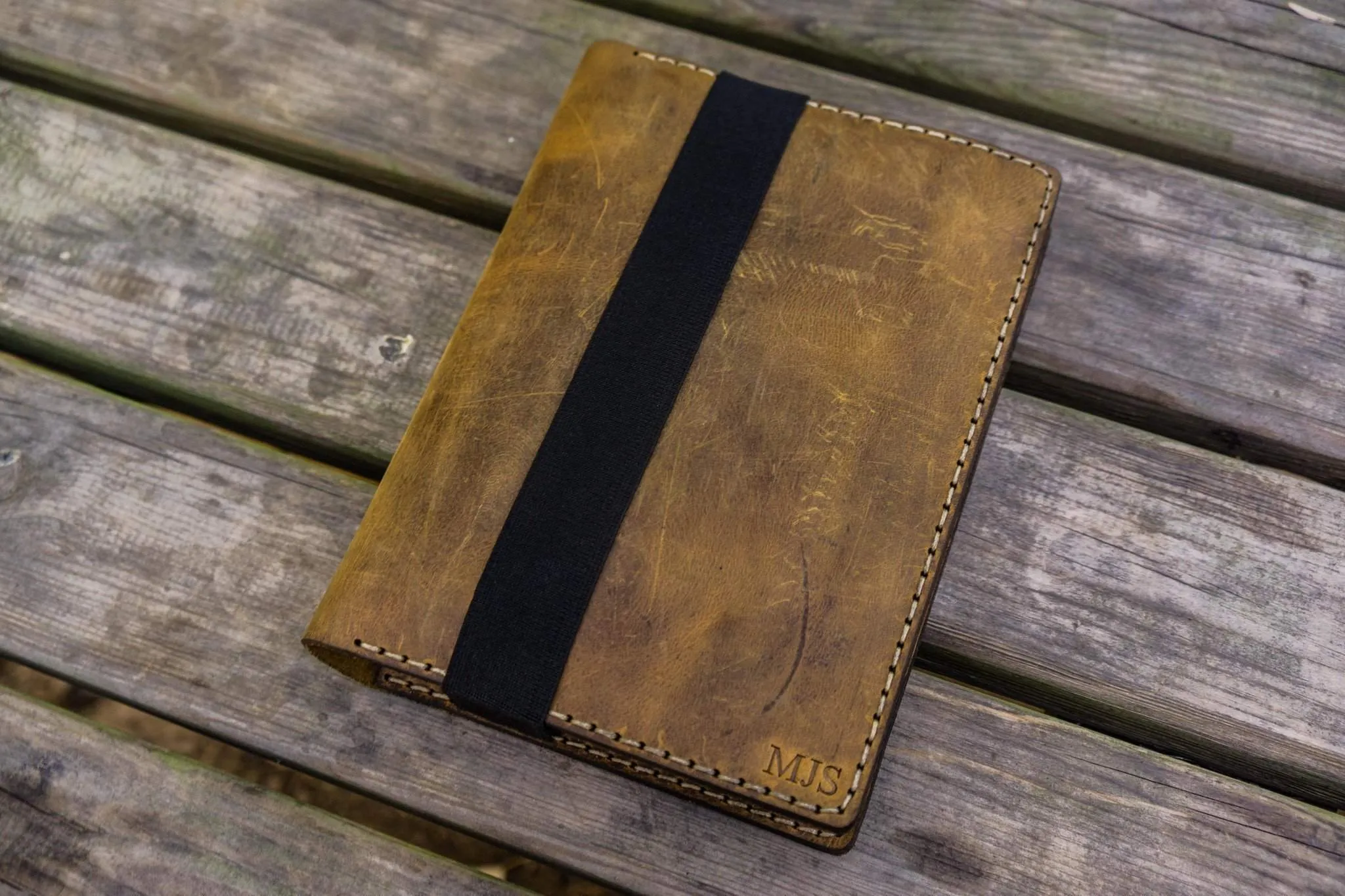 Leather Rhodia A5 Notebook & iPad Mini Cover - Crazy Horse Brown