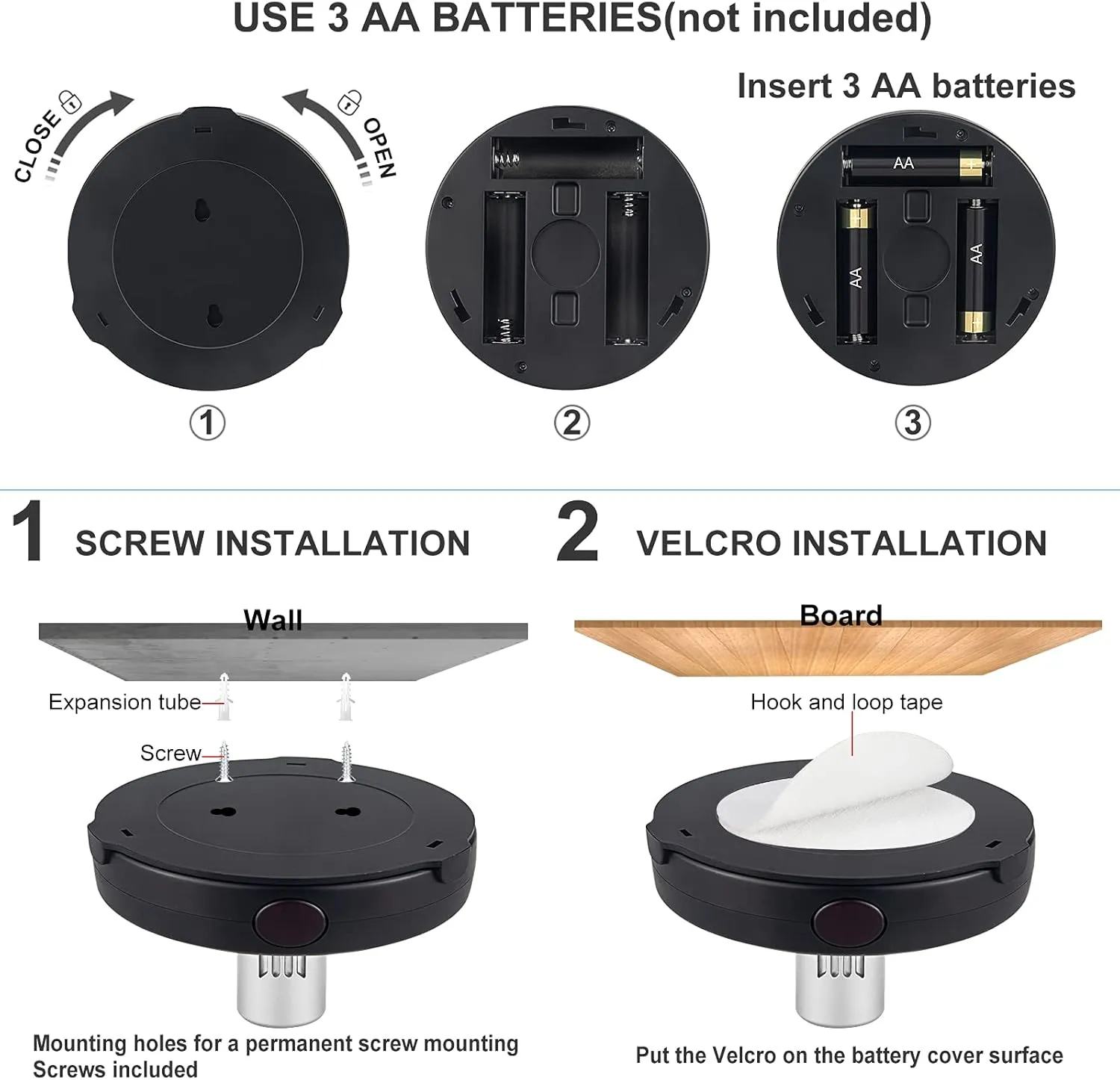 LED Spotlight, Battery Powered Picture Lights, Uplighting Indoor, Puck Lights with Remote, Stick Spot Light for Wall Display Dartboard Painting Artwork Accent-Silver