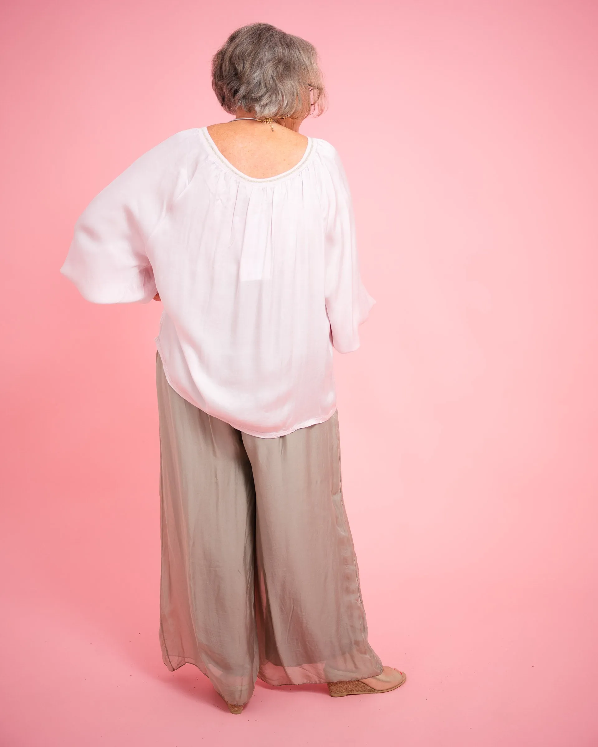 Lesley Silk Blend Top