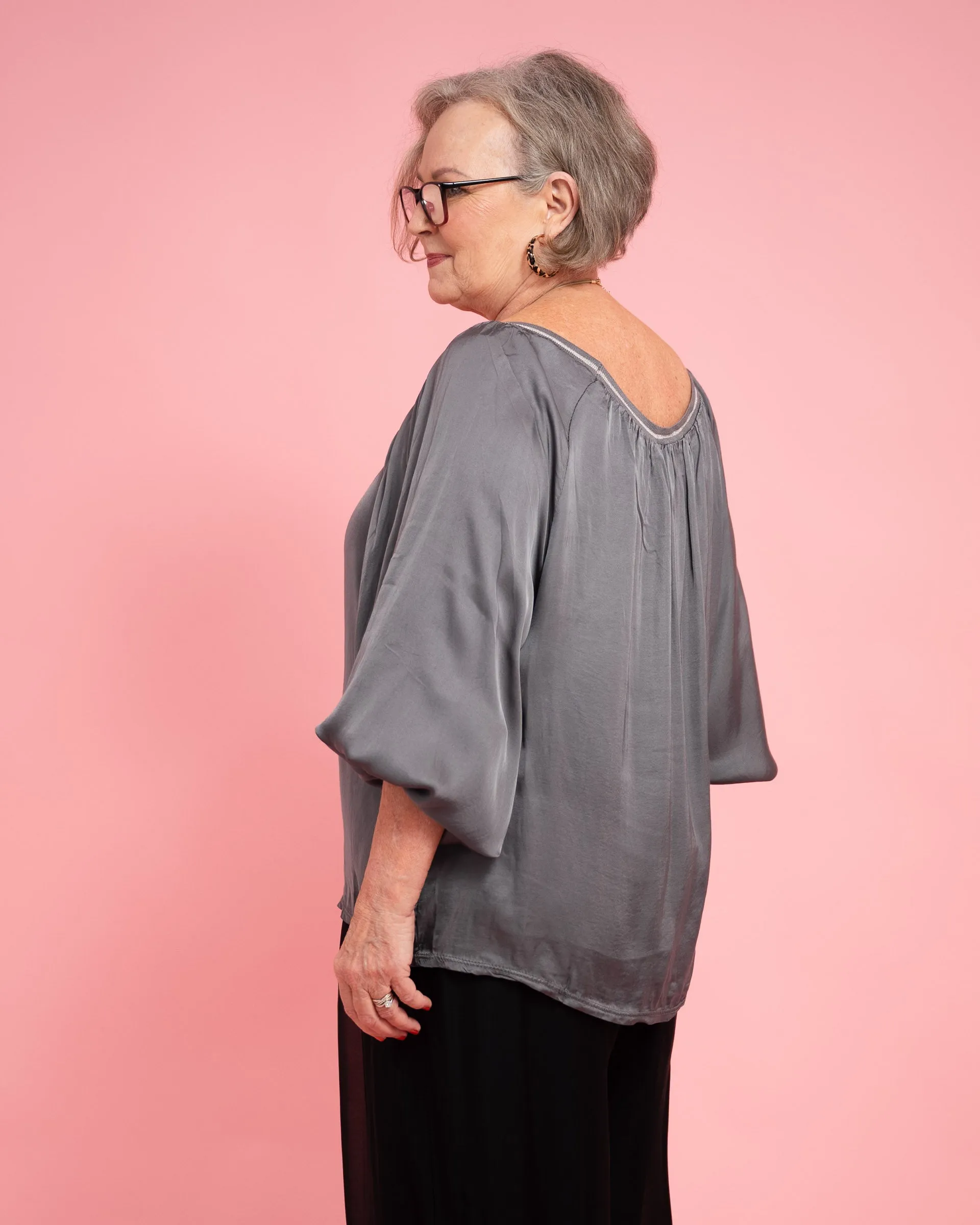 Lesley Silk Blend Top
