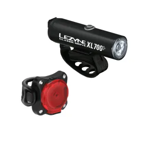 Lezyne Classic Drive XL 700  / Zecto Drive 200  Pair Light Set