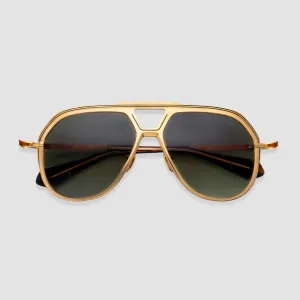 Lockheed, Geneva, Green Lenses, Gold Beta Titanium Frames
