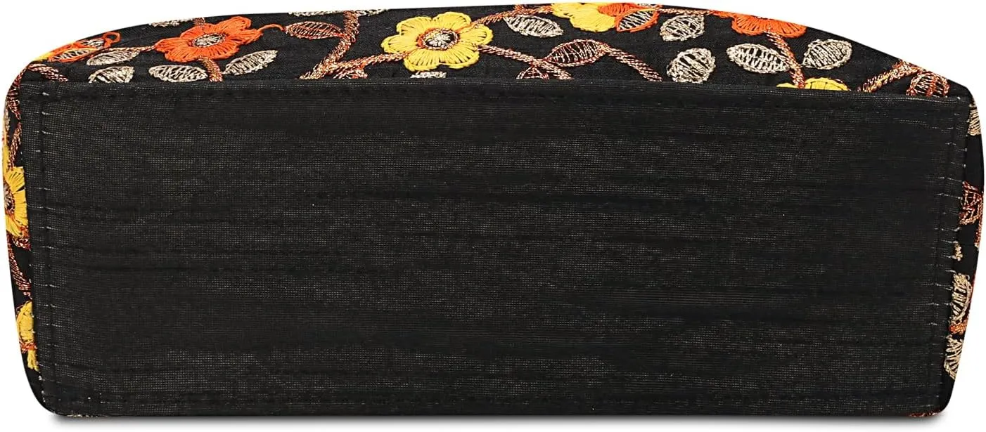 LONGING TO BUY Elegant Evening Potli Bag For Women, Pearl Beaded Handle