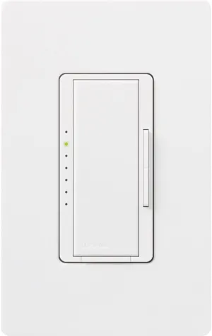 Lutron Maestro Digital Dimmer Switch for Electronic Low-Voltage, 600-Watt Multi-Location, MAELV-600-WH, White
