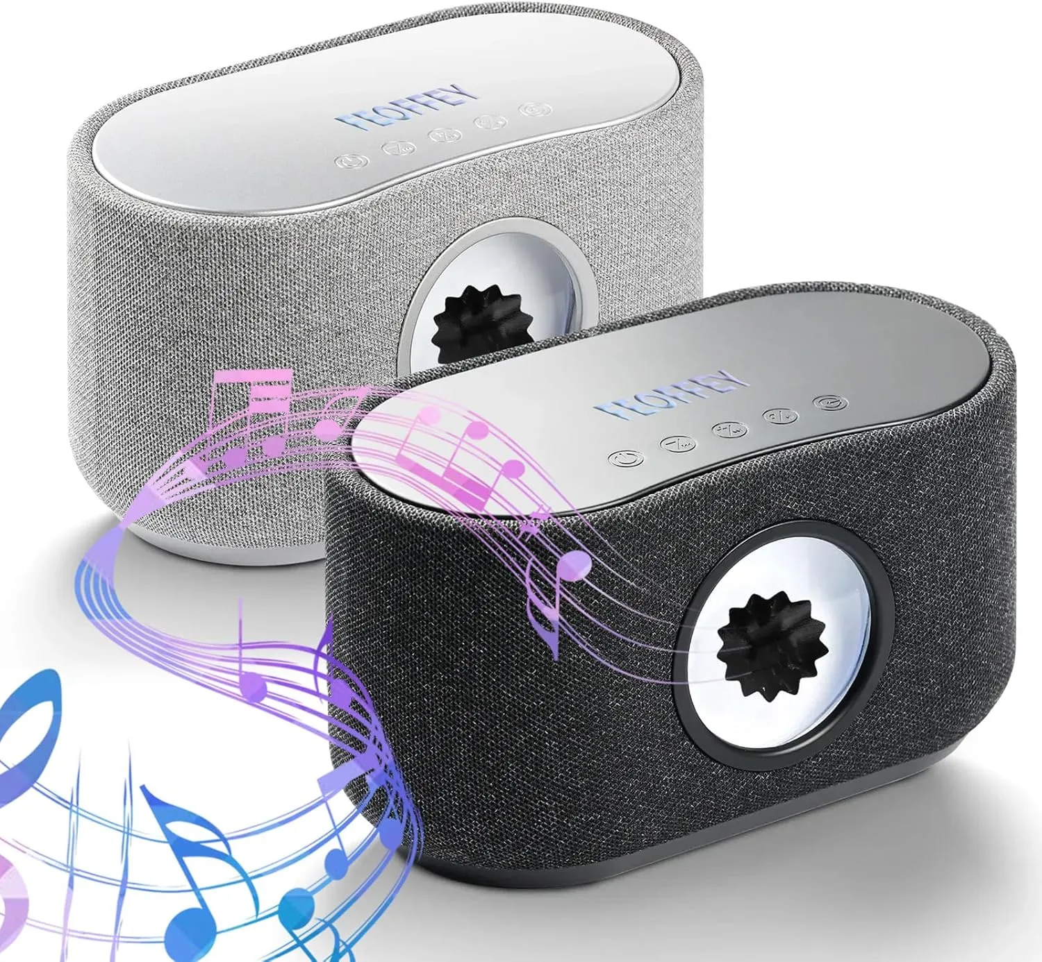 Magnetic Fluid Bluetooth Speaker with Music Visualization, 15W Wireless Charging, Touch Control, Stereo Sound for Office, Home Decor, Music Lovers & Tech Enthusiasts