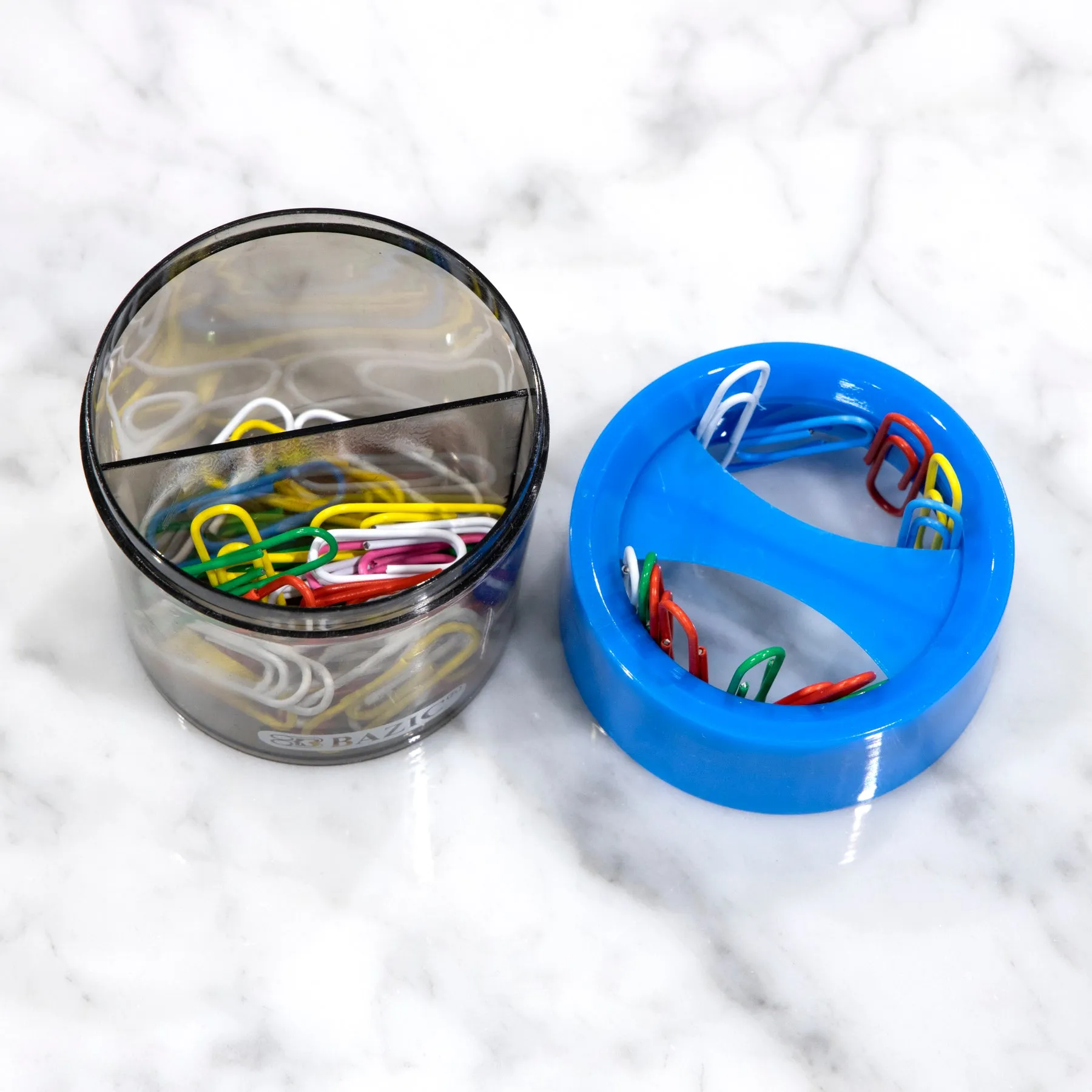 Magnetic Paper Clips Holder w/ No. 1 Paper Clip Assorted Color