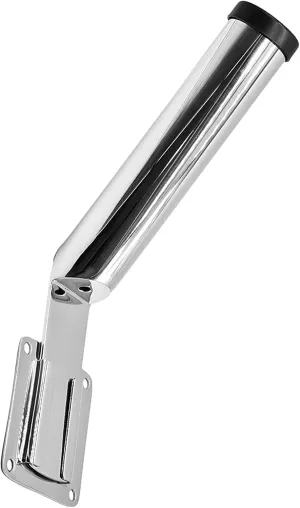MARINE CITY Extra Bracket Strong and Durable Gloss Polished Finish Mounting Plate Removable Stainless Steel Rod Holder for Boats RVs Yachts Ships (Not Include Rod Holder)