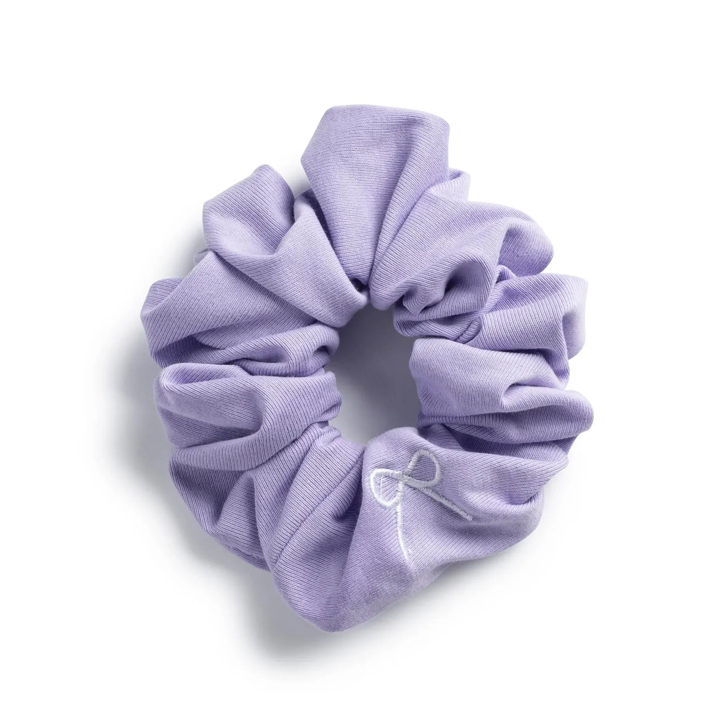 Marshmallow Signature Bow Logo Scrunchie - Lavender | Hair Scrunchies | Hair Ties | Hair Accessory for Girls for Any Occasion