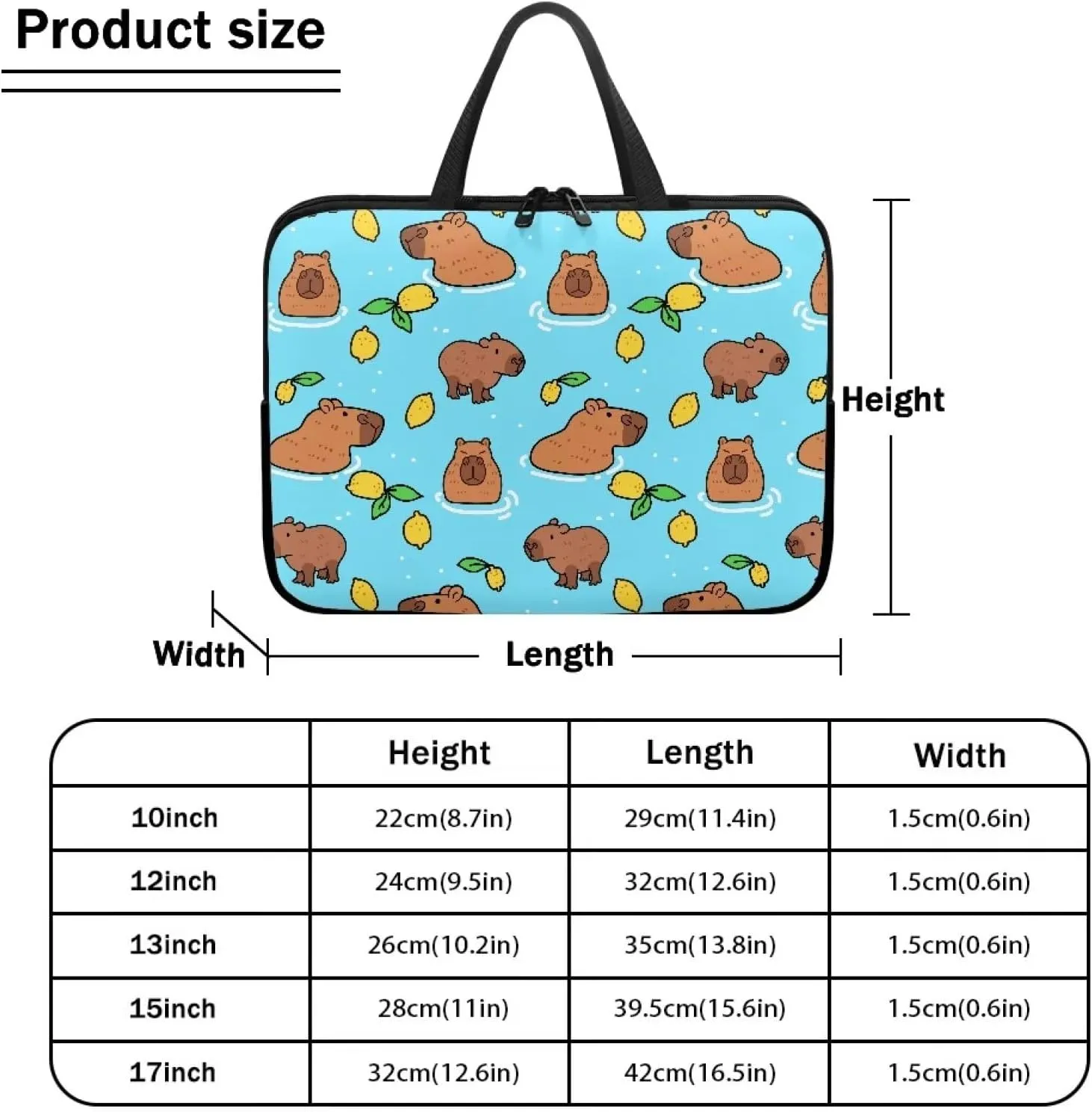 Mens Laptop Bag 17 Inch Laptop Sleeve Case 15.6Inch Laptop Tote Bag for Women Travel Laptop Bag 14Inch