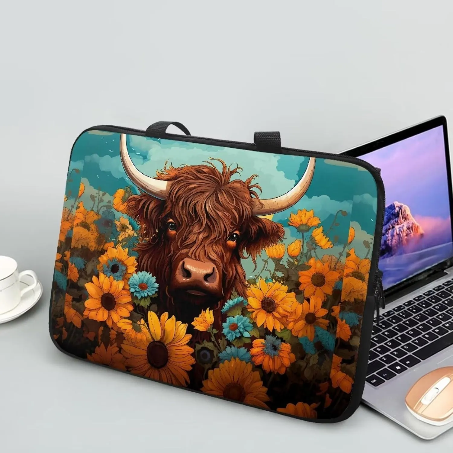 Mens Laptop Messenger Bag 17inch Laptop Bag for Women Cute Laptop Case with Handle