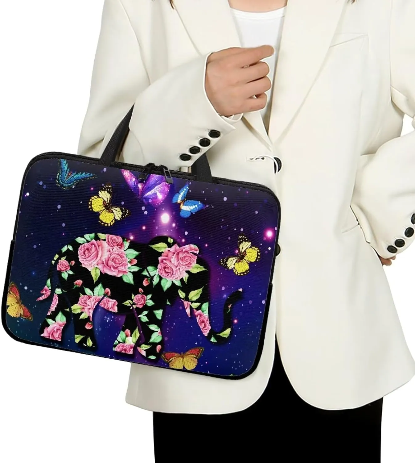 Mens Laptop Messenger Bag 17inch Laptop Bag for Women Cute Laptop Case with Handle