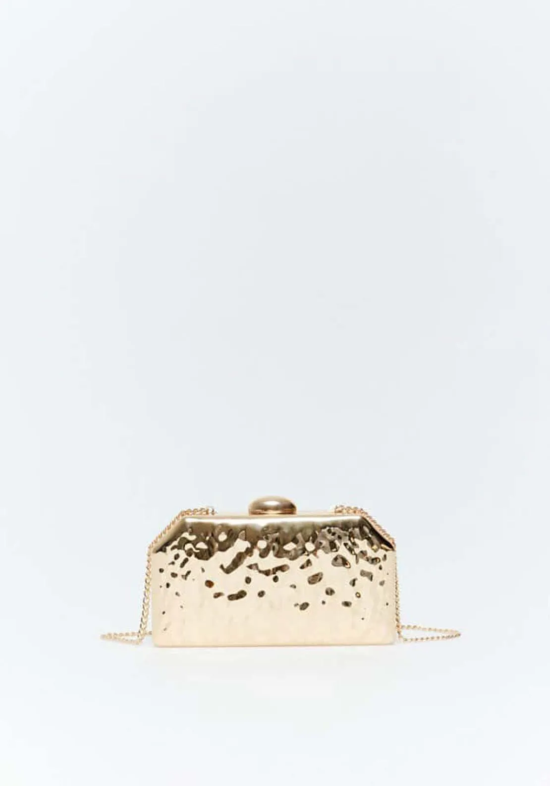Metal Clutch Geometrical - Gold