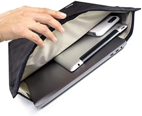 Mission Darkness Faraday Bag for Laptops // Device Shielding for Law Enforcement & Military, Executive Privacy, Travel & Data Security, Anti-Hacking & Anti-Spying Assurance