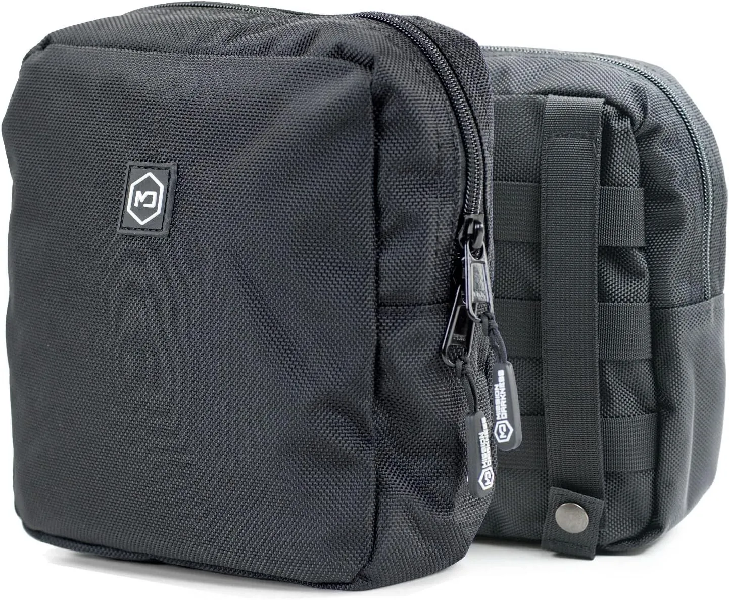 Mission Darkness MOLLE Faraday Pouch // Military-Grade Bag with RF Signal Blocking Liner Attaches to MOLLE Webbing Systems // Anti-Hacking & Tracking Assurance, Data Privacy for Handheld Devices
