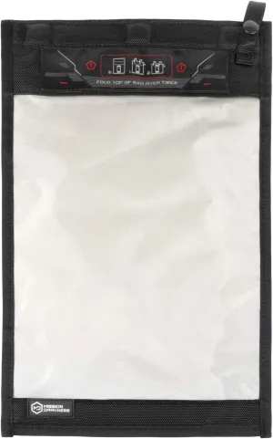 Mission Darkness NeoLok Window Faraday Bag for Tablets (  Secure Magnetic Closure & Transparent Window) // Device Shielding for Law Enforcement & Military, Data Security, Anti-Hacking & Anti-Tracking