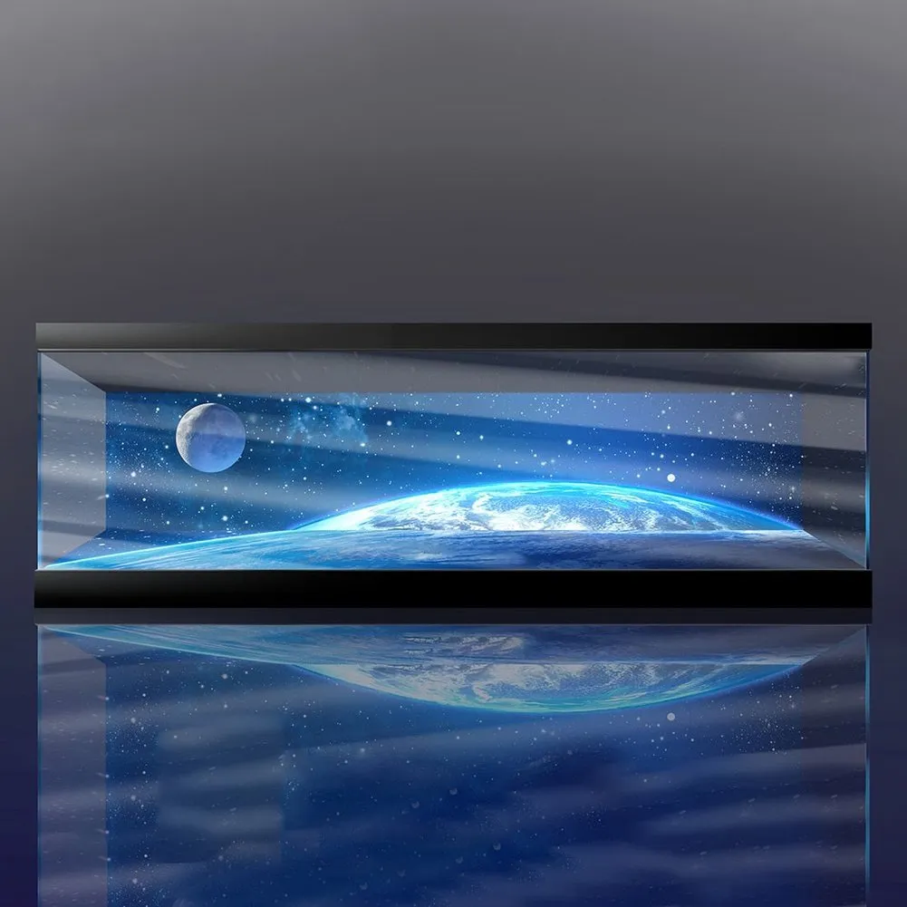 MOC NON  Building Block Acrylic Dustproof Display Box for 21309 Show case 105 x 20 x 20cm - 2 Lights Cross Version
