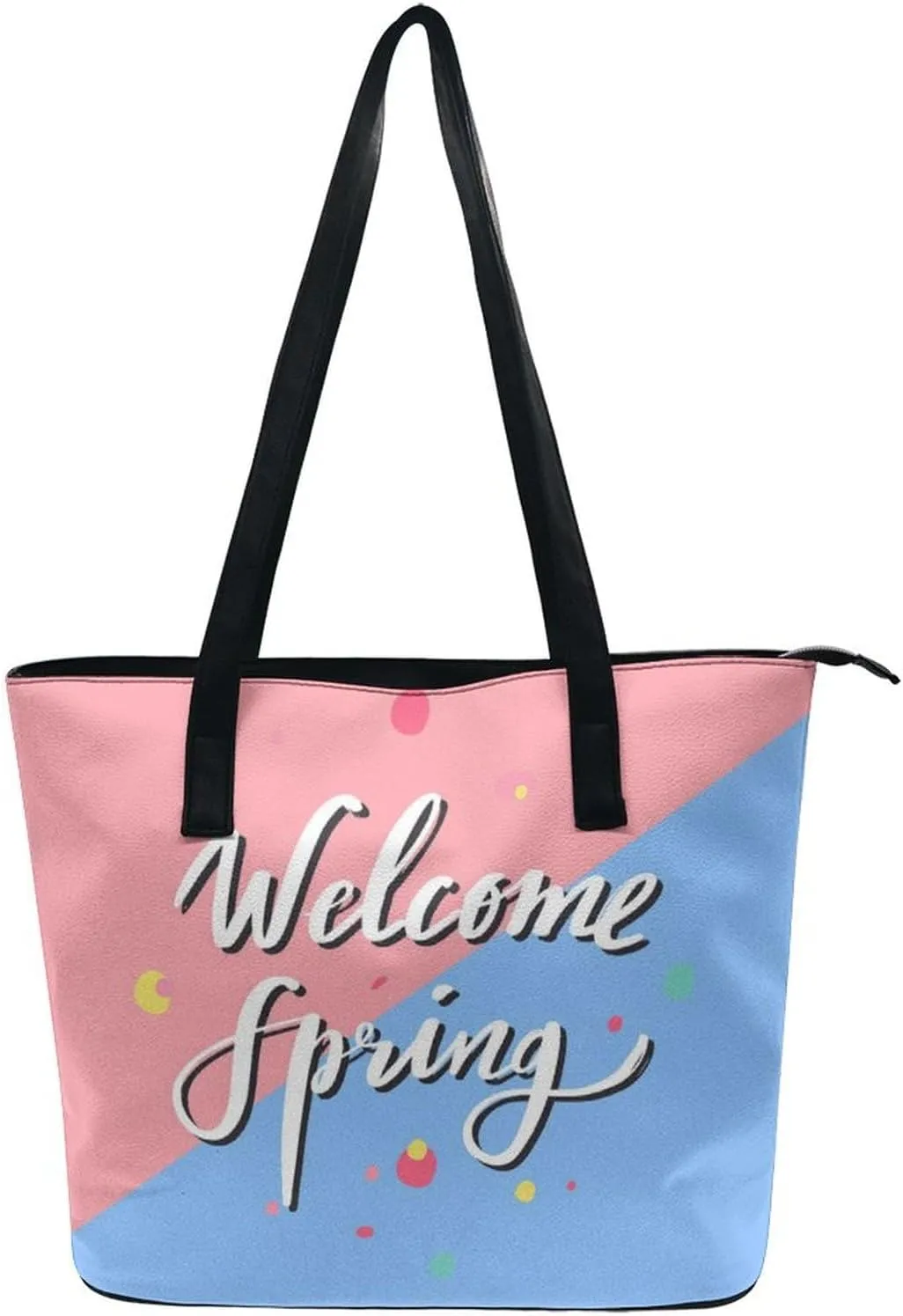 Modern PU Leather Shoulder Bag for Women, PU Leather Work Shoulder Bag, PU Leather Shopping Tote for Travel Outdoor