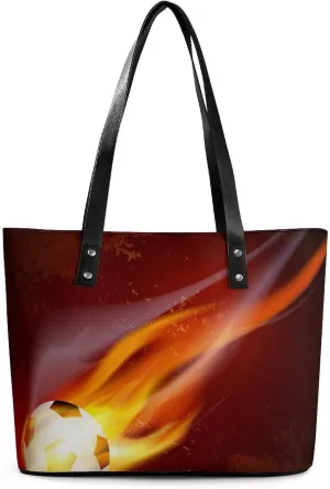 Modern PU Leather Shoulder Bag for Women, PU Leather Work Shoulder Bag, PU Leather Shopping Tote for Travel Outdoor