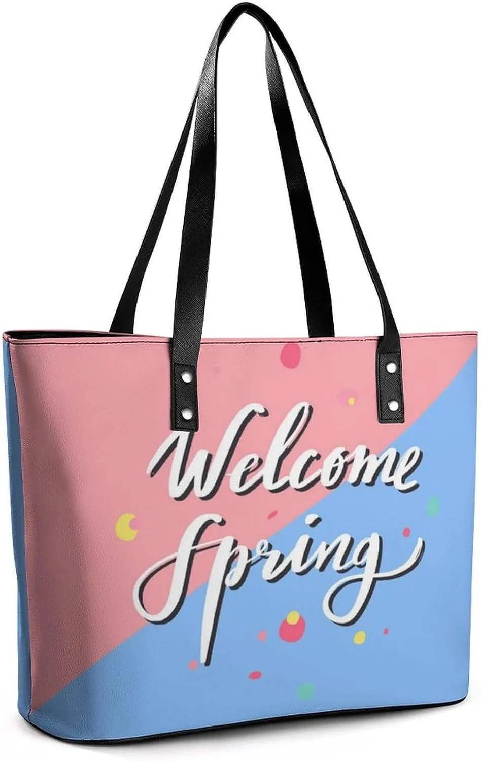 Modern PU Leather Shoulder Bag for Women, PU Leather Work Shoulder Bag, PU Leather Shopping Tote for Travel Outdoor