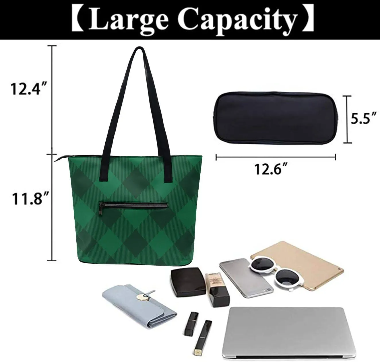 Modern PU Leather Shoulder Bag for Women, PU Leather Work Shoulder Bag, PU Leather Shopping Tote for Travel Outdoor