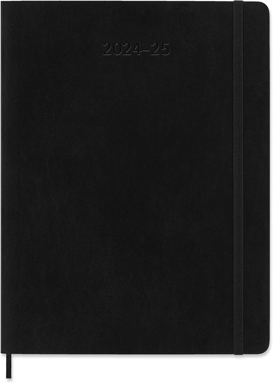 Moleskine Classic 18 Month 2024-2025 Weekly Planner, Soft Cover, XL (7.5" x 10"), Black, 208 pages