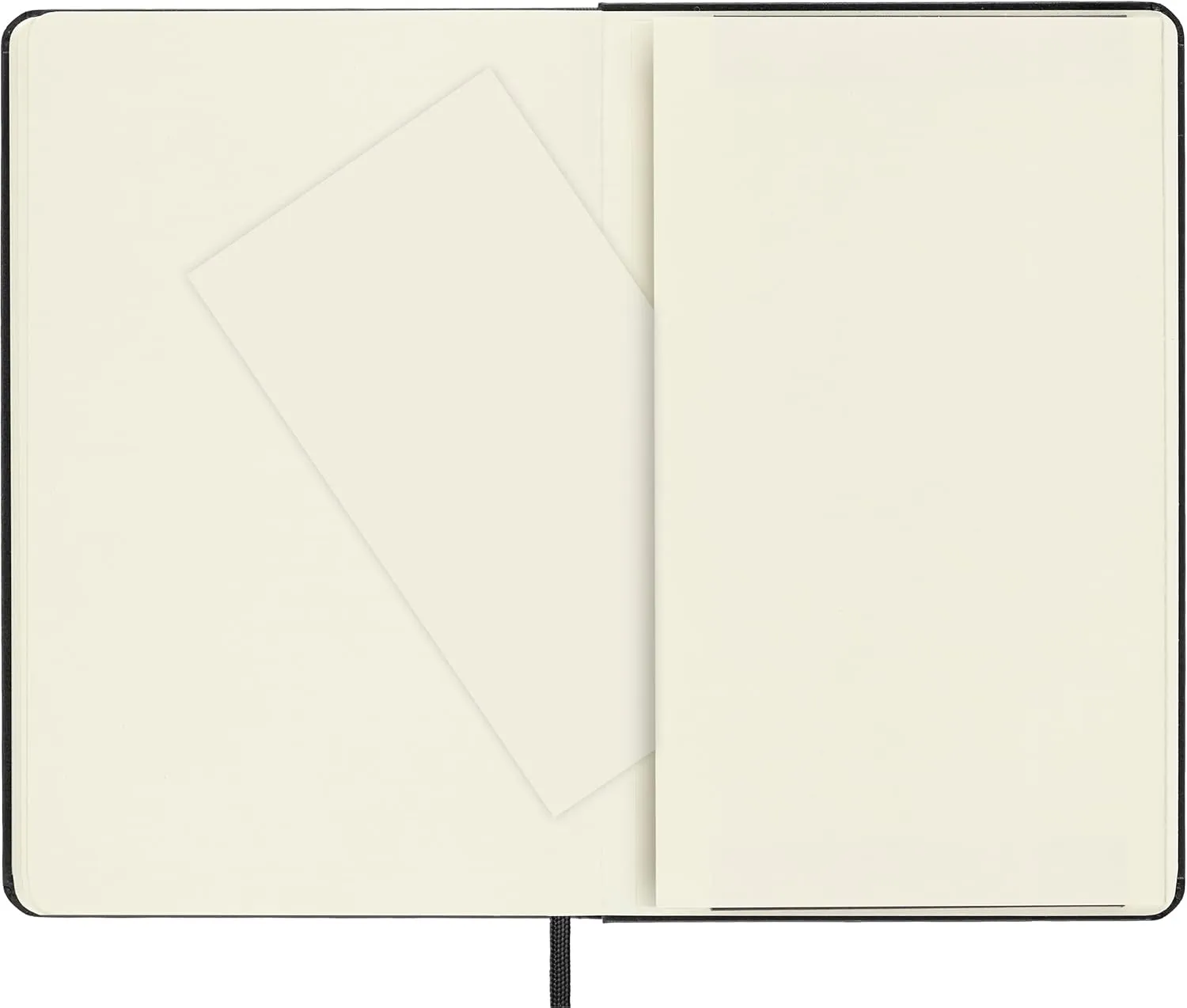 Moleskine Classic Notebook, Hard Cover, Medium (4.5" x 7") Plain/Blank, Black, 208 Pages