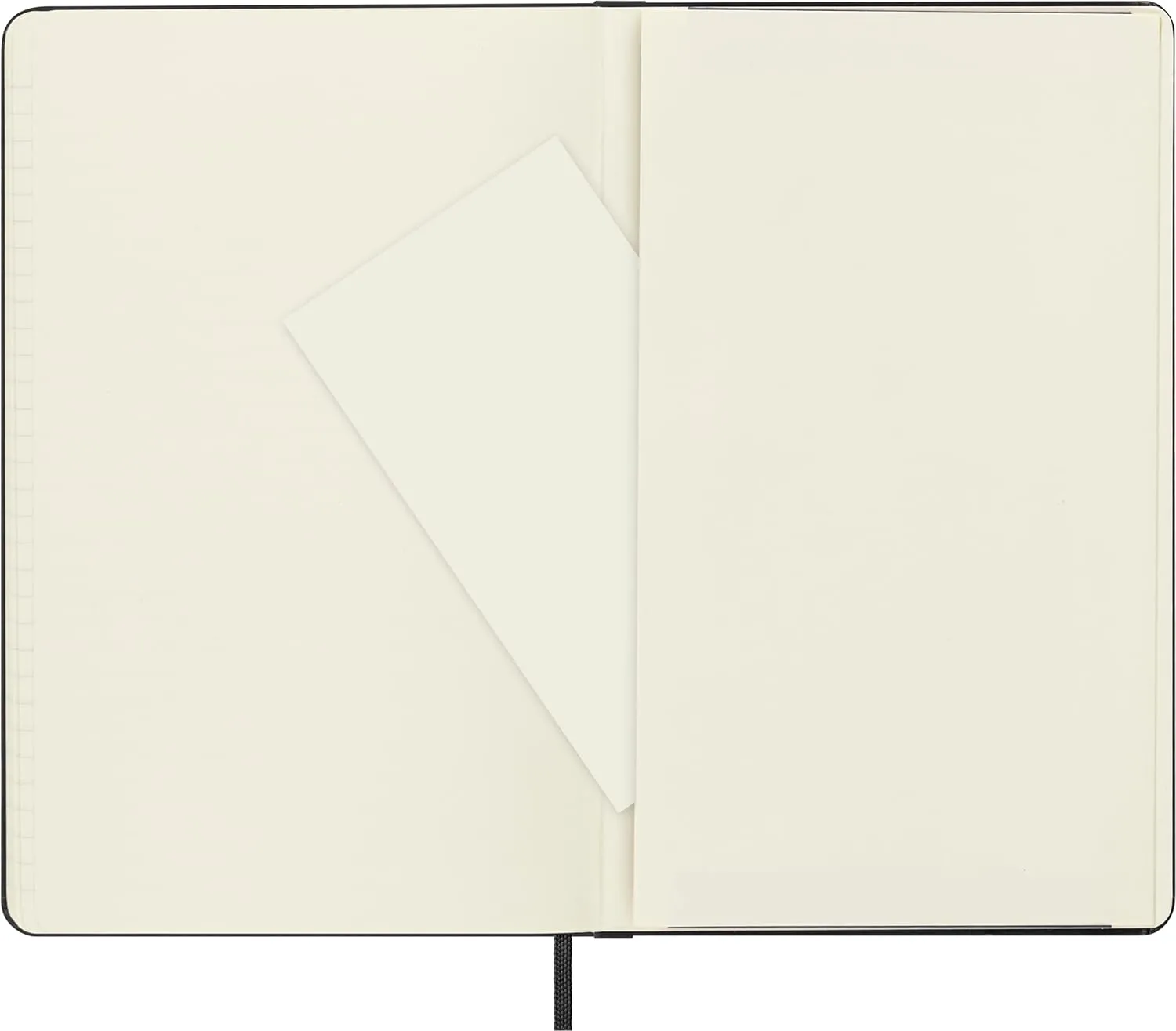 Moleskine Classic Notebook, Large, Ruled, Black, Hard Cover (5 x 8.25)