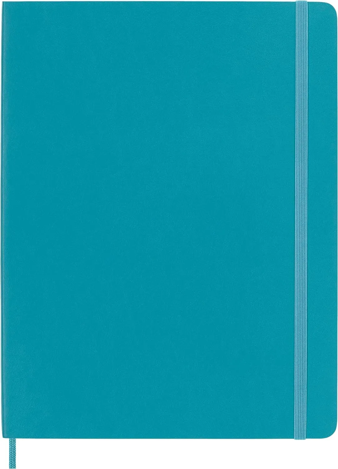 Moleskine Classic Notebook, Soft Cover, XL (7.5" x 9.5") Ruled/Lined, Reef Blue, 192 Pages