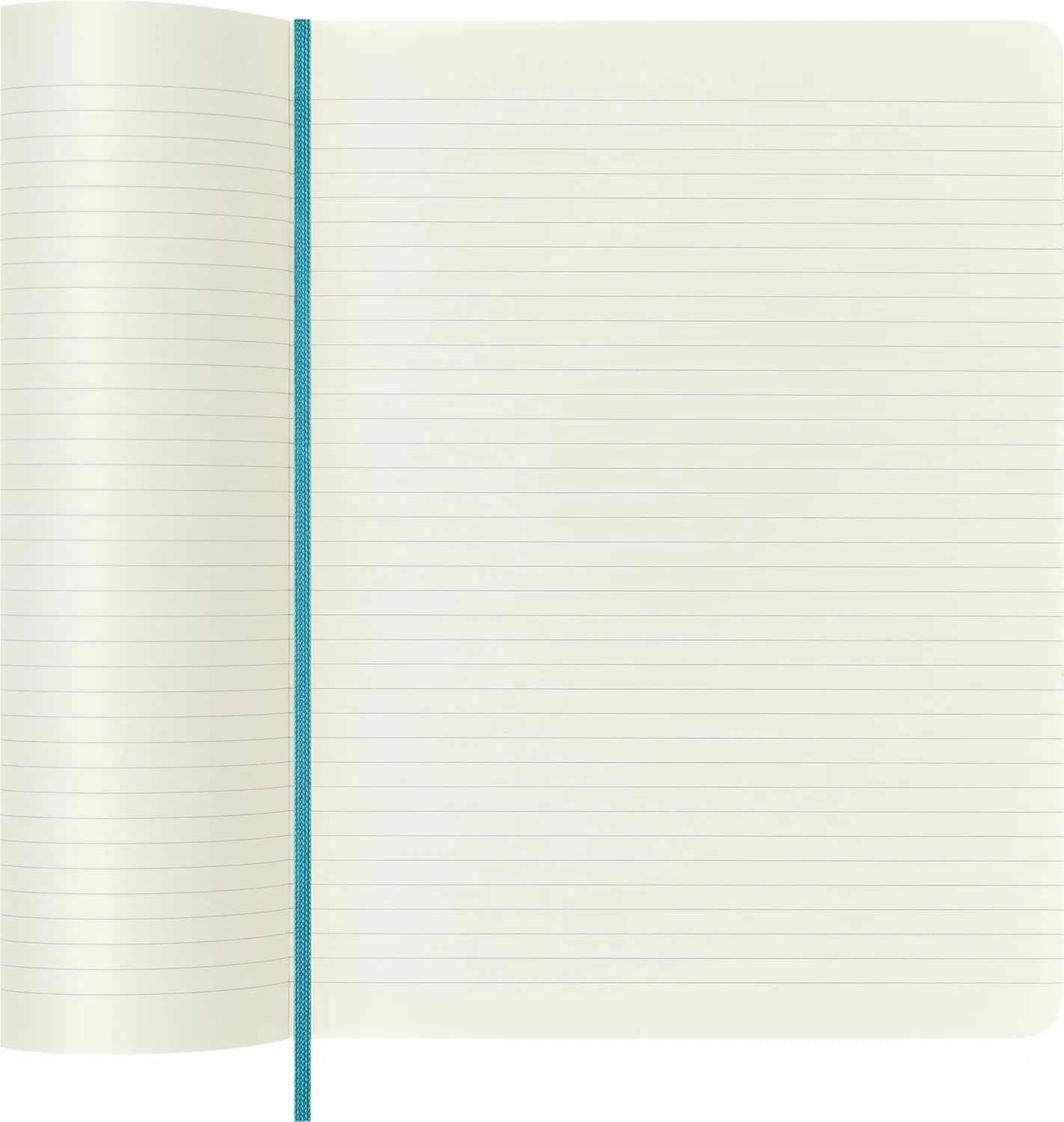 Moleskine Classic Notebook, Soft Cover, XL (7.5" x 9.5") Ruled/Lined, Reef Blue, 192 Pages