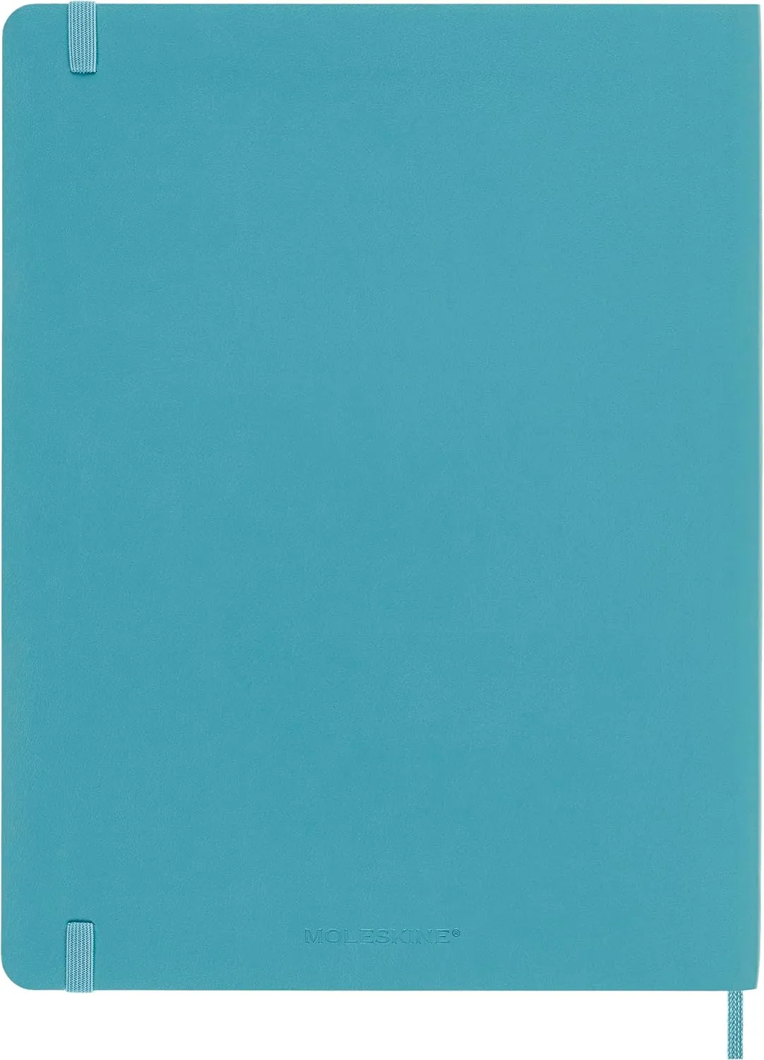 Moleskine Classic Notebook, Soft Cover, XL (7.5" x 9.5") Ruled/Lined, Reef Blue, 192 Pages