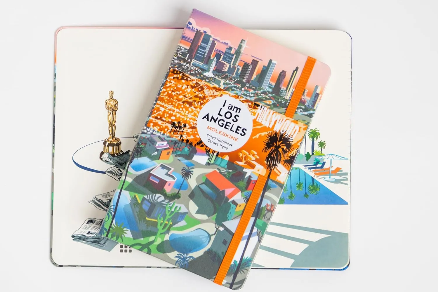 Moleskine Limited Edition I am The City Notebook, Hard Cover, Large (5" x 8.25") Ruled, Los Angeles, 240 Page