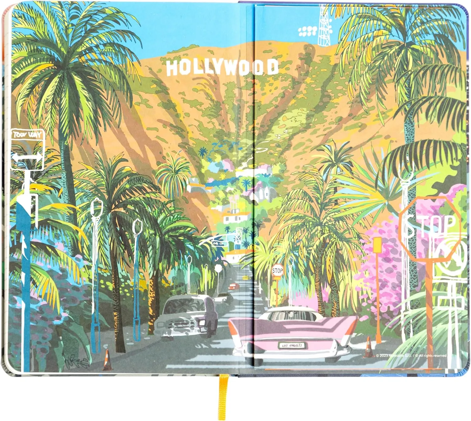 Moleskine Limited Edition I am The City Notebook, Hard Cover, Large (5" x 8.25") Ruled, Los Angeles, 240 Page