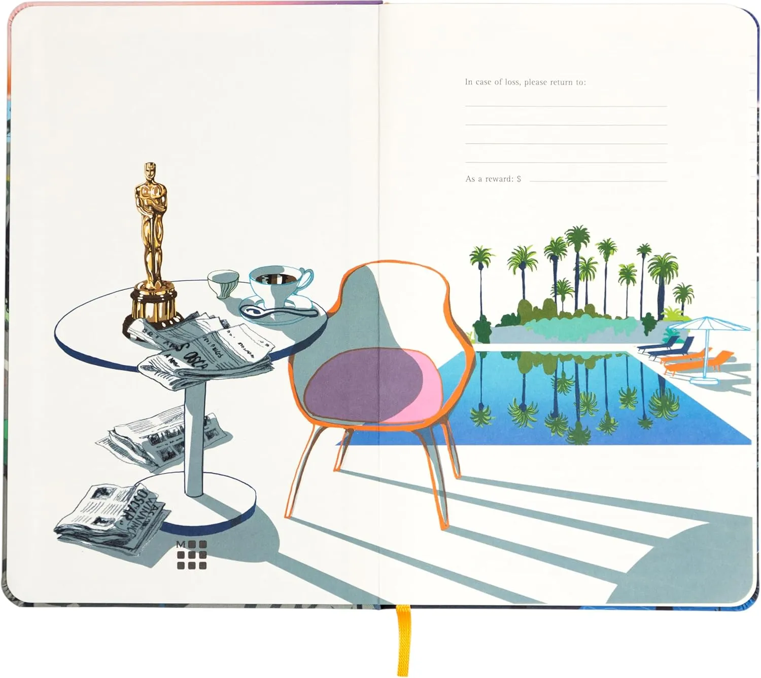 Moleskine Limited Edition I am The City Notebook, Hard Cover, Large (5" x 8.25") Ruled, Los Angeles, 240 Page