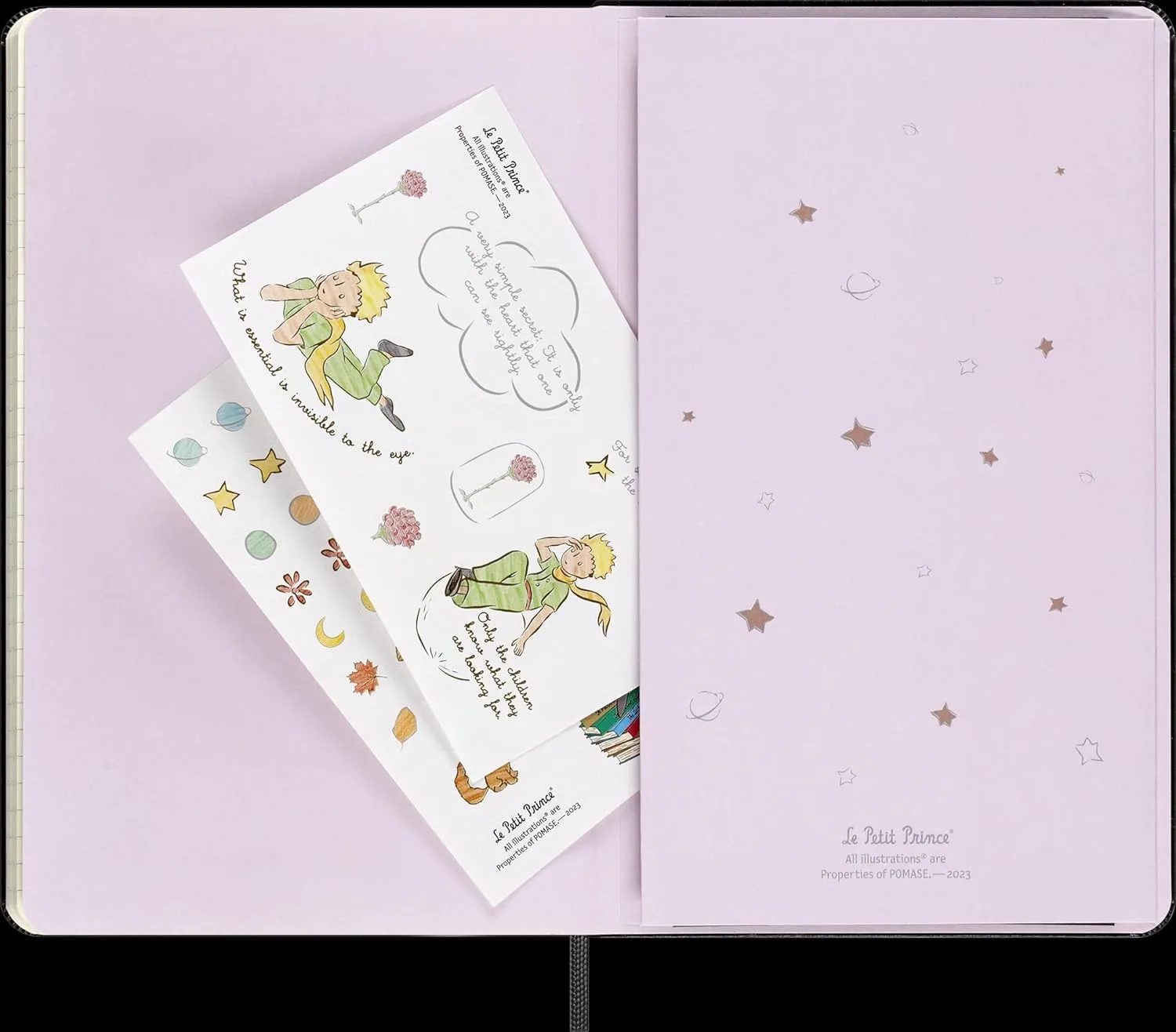 Moleskine Limited Edition Le Petit Prince Notebook, Large, Ruled, Black, Hard Cover (5 x 8.5)