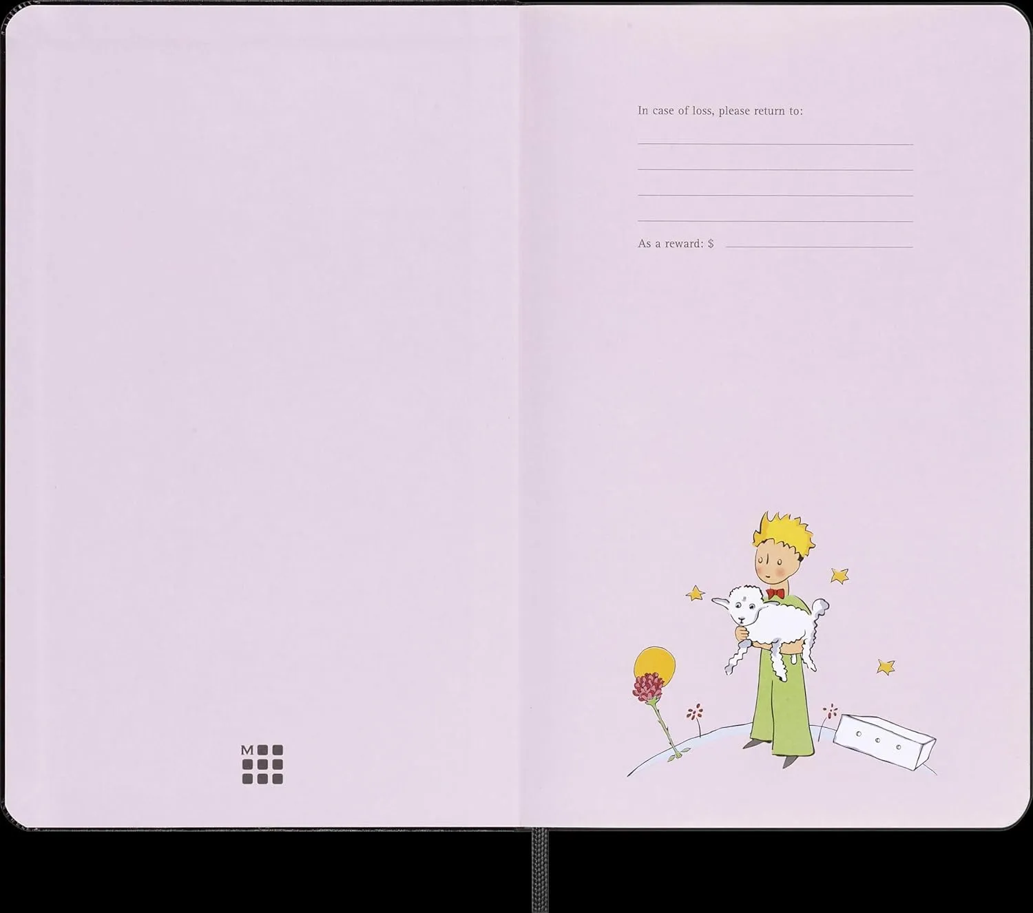 Moleskine Limited Edition Le Petit Prince Notebook, Large, Ruled, Black, Hard Cover (5 x 8.5)