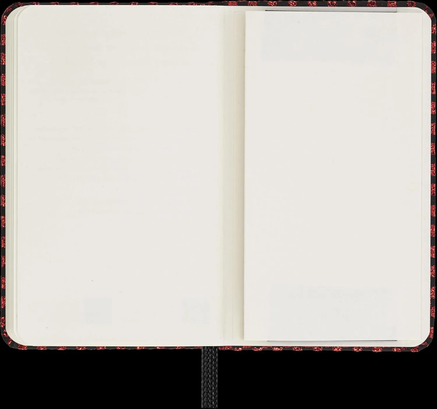 Moleskine Limited Edition Notebook Holiday Shine Box, Extra Small, Plain, Metallic Red, Hard Cover (2.5 x 4)