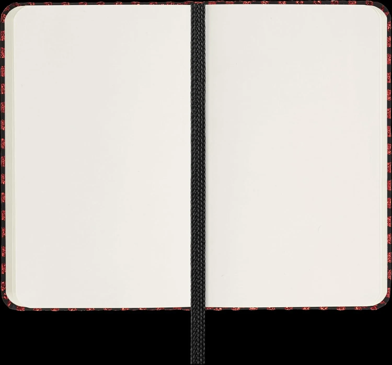 Moleskine Limited Edition Notebook Holiday Shine Box, Extra Small, Plain, Metallic Red, Hard Cover (2.5 x 4)