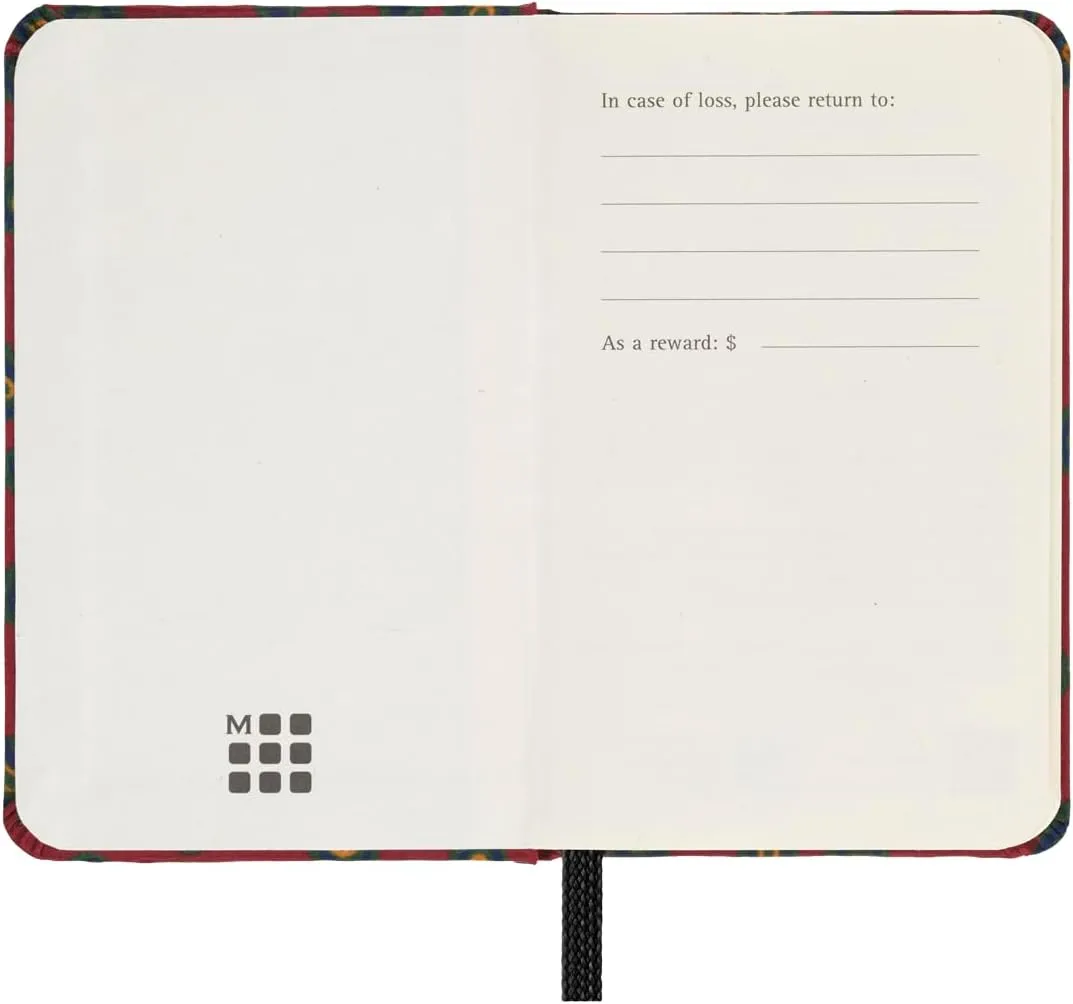Moleskine Limited Edition Notebook Professional Silk Box, Extra Small, Plain, Bordeaux, Hard Cover (2.5 x 4)