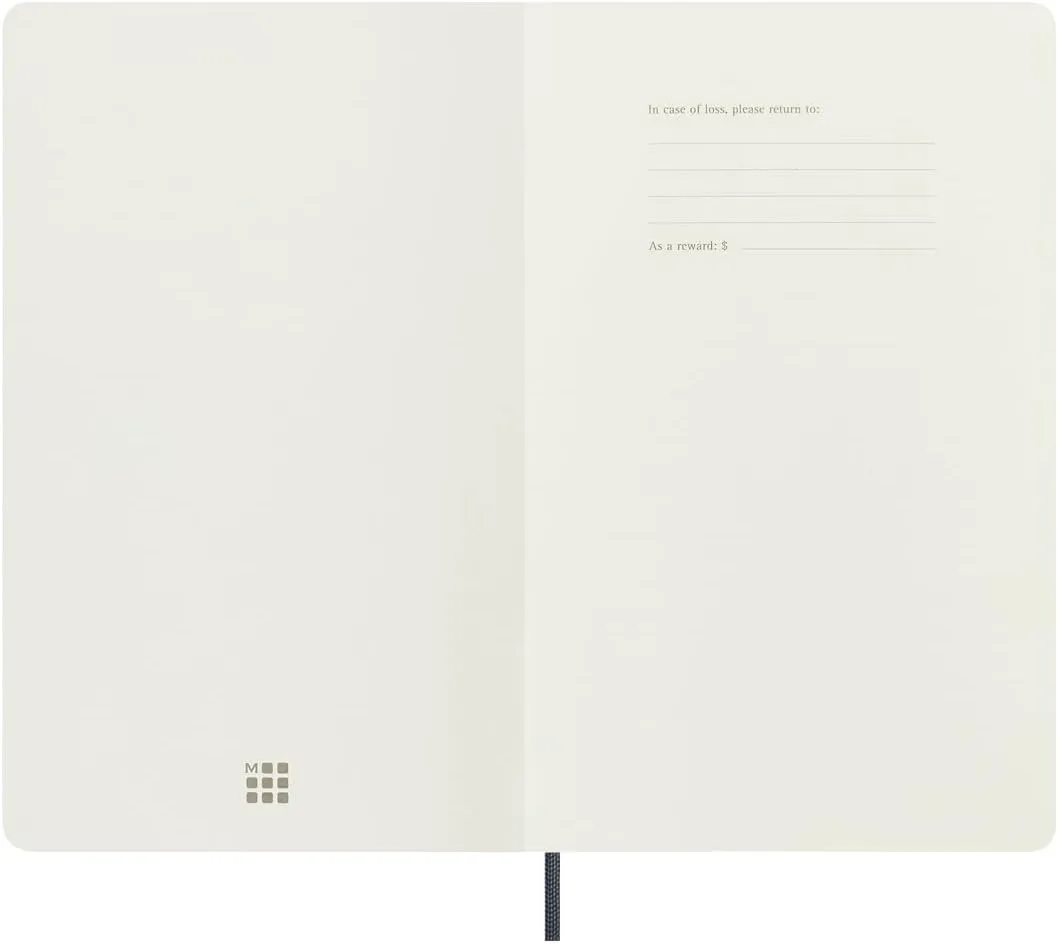 Moleskine Limited Edition Notebook Vegea, Large, Ruled, Petroleum Capri, Soft Cover (5 x 8.25)