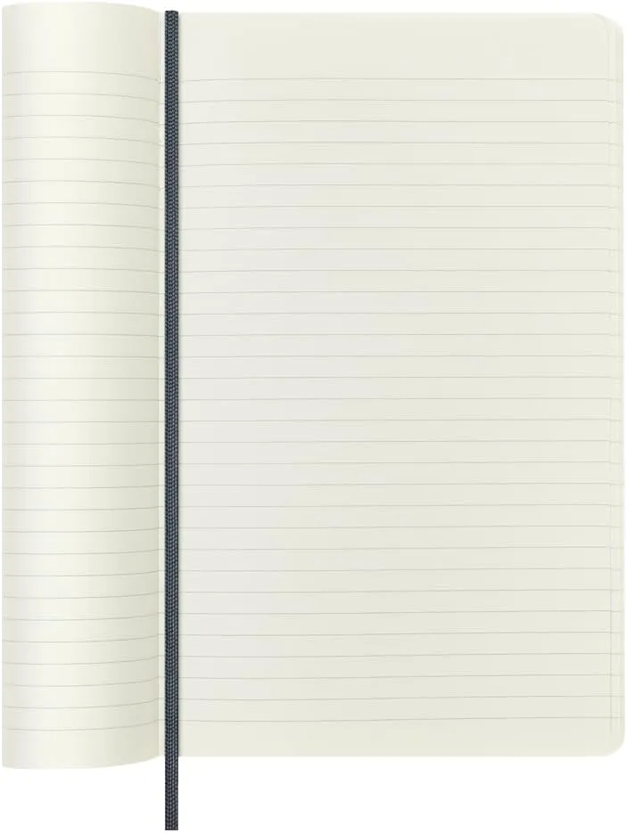 Moleskine Limited Edition Notebook Vegea, Large, Ruled, Petroleum Capri, Soft Cover (5 x 8.25)
