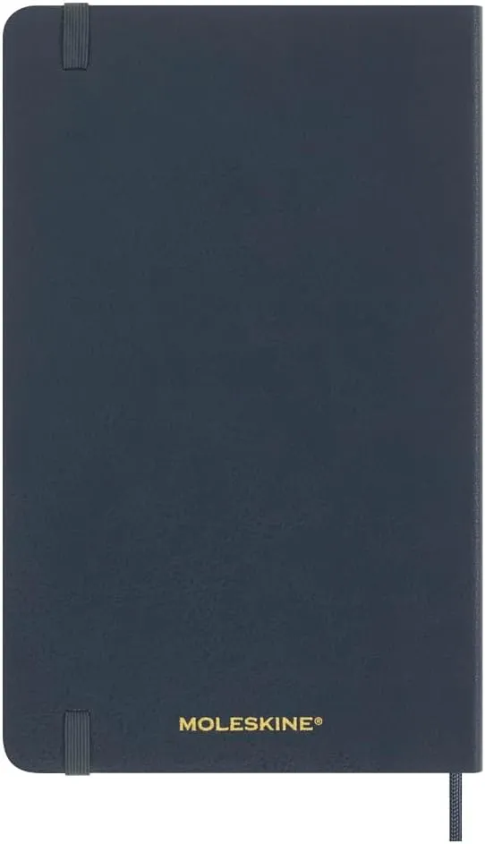 Moleskine Limited Edition Notebook Vegea, Large, Ruled, Petroleum Capri, Soft Cover (5 x 8.25)